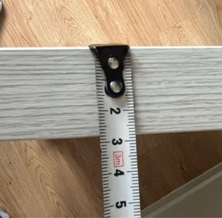 Listón madera cabecero cama color ártico