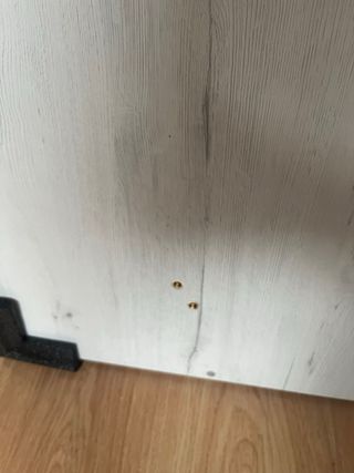 Listón madera cabecero cama color ártico