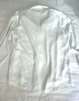 Camisa fluida Mango blanca