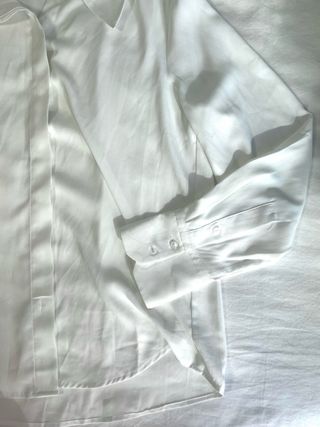 Camisa fluida Mango blanca