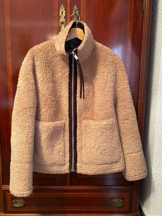 Chaqueta doble faz boreguillo XS Zara