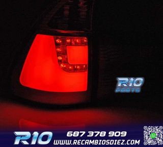 PILOTOS BMW X5 E53 99-03 ROJO AHUMADO LED