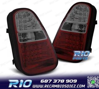 PILOTOS MINI COOPER R50 R52 R53 04-06 LED ROJO AHUMADO