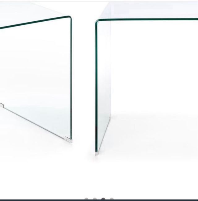 Escritorio cristal Burano MUY REBAJADO