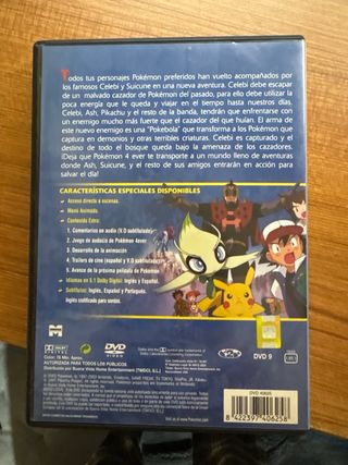 Película Pokémon 4Ever DVD Español