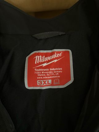 Chaqueta Milwaukee M12 HJBL5 Talla 3XL
