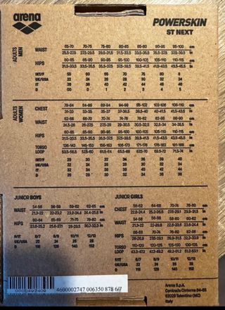 Bañador competición Fast junior Arena Powerskin