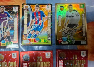 Cromos Fútbol Adrenalyn XL firmada autógrafo