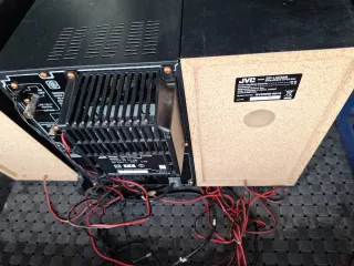 Equipo de música JVC Plata/Negro