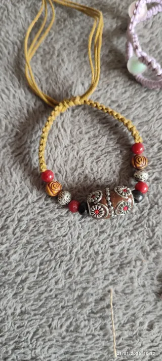 Lote 7 pulseras bisutería