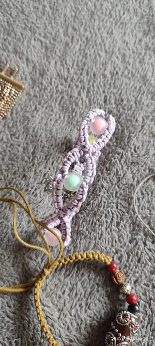 Lote 7 pulseras bisutería