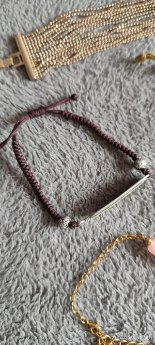 Lote 7 pulseras bisutería