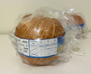 3 ovillos perle Petra 8/5436 Dmc