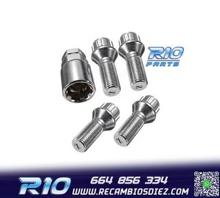 TORNILLOS ANTIRROBO CORTOS 12X125 CÓNICO