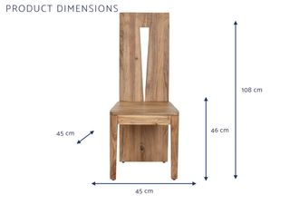 Sillas de comedor de madera de acacia