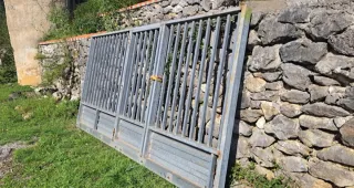 Portón corredera acero galvanizado