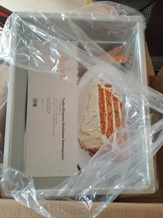 Teglia Alluminio Rettangolare Decora 30x40h10