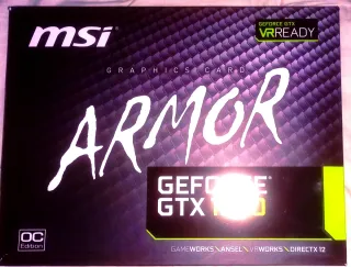 Tarjeta Gráfica MSI Armor GTX 1080