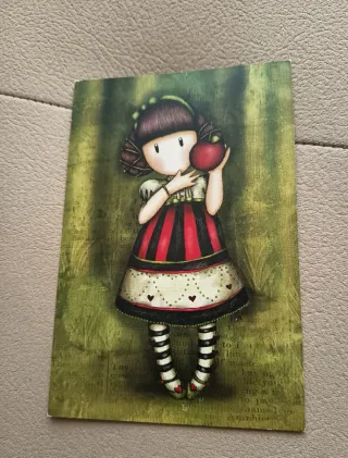 92 unidades Gorjuss Santoro Photocards álbum Rojo