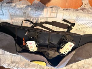 Tabla Snowboard Nitro + Fijaciones Salomon