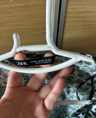 Vestido Zara estampado