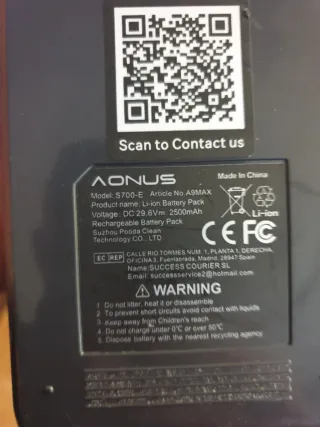 Aspiradora Aonus A9 Max