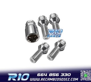 TORNILLOS ANTIRROBO CORTOS 12X125 CÓNICO