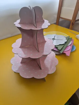 6 Expositor para chuches y cupcakes