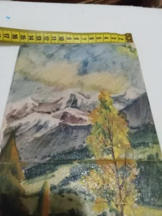 Cuadro pintado a mano en cerámica