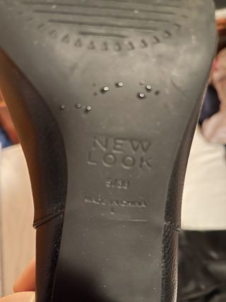 Stivali neri al ginocchio con tacco