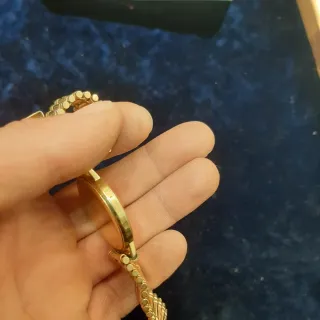 Reloj Duward Dorado y Blanco goldplated