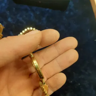 Reloj Duward Dorado y Blanco goldplated