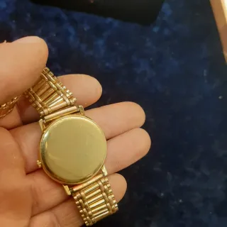 Reloj Duward Dorado y Blanco goldplated