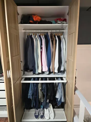 Armario Ikea PAX madera claro