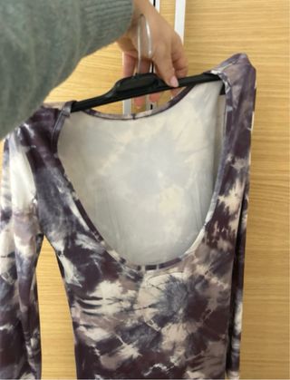 Vestido largo estampado