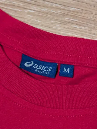 Camiseta Asics Roja Talla M