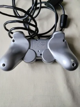 MANDO PLAYSTATION 2 SONY PLATEADO