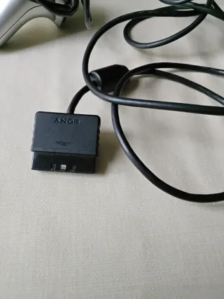 MANDO PLAYSTATION 2 SONY PLATEADO