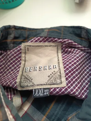 Camisa de cuadros Bershka