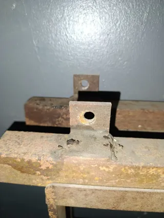 Puerta seguridad de hierro