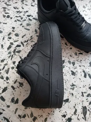 Nike Air Force One Negras Originales
