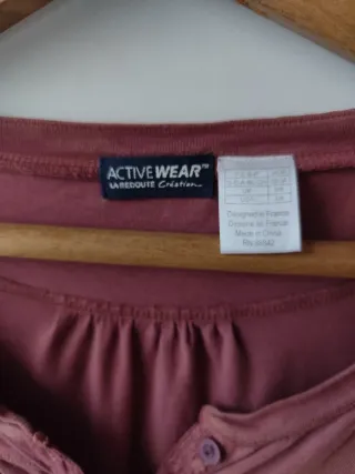 Camiseta tunecina manga larga degradado