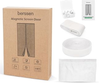 Mosquitera Puerta Magnetica - 95 x 210 CM - Blanco