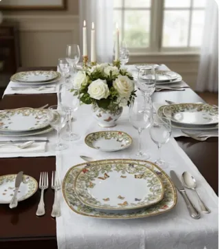 Servizio Piatti 36 Pz Porcellana Bavaria Ottingher