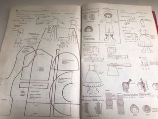 LIBRO MUÑEQUERÍA, PATRONES YA SACADOS EN CARTÓN...