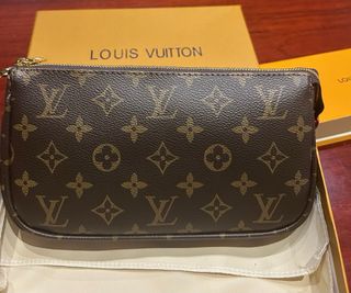 Pochette Louis Vuitton Marrón Monogram