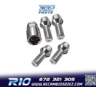 TORNILLOS ANTIRROBO CORTOS 12X125 CÓNICO