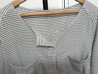 Camisa fluida estampada