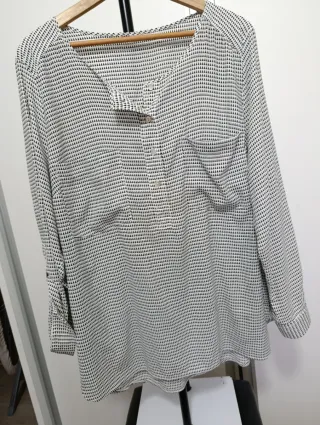 Camisa fluida estampada