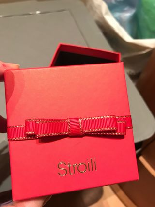 Scatolina regalo rossa per gioielli- Stroili